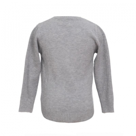 Pulover cu maneca lunga pentru fete Denim Collection B19299-G, Gri [1]