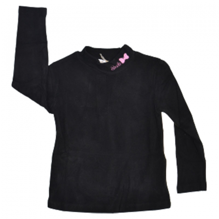 Bluze fete - Bluza cu maneca lunga pentru fete Happy House HH632N, Negru