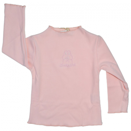 Bluze fete - Bluza cu maneca lunga pentru fete Happy House HH630, Roz