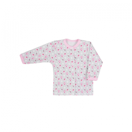 Bluze fete - Bluza cu maneca lunga pentru fete Koala 05-3573-68-cm, Roz