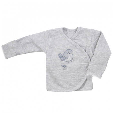 Bluze fete - Bluza cu maneca lunga pentru fete Koala Happy Baby 08-323, Gri