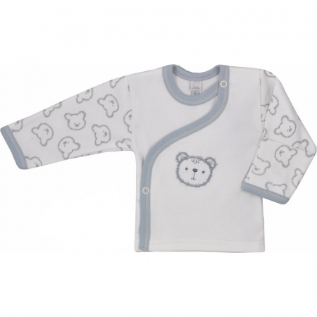 Bluze cu maneci lungi - Bluza cu maneca lunga pentru baieti Koala Happy Baby 04-719A, Alb
