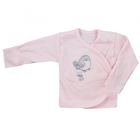 Bluze fete - Bluza cu maneca lunga pentru fete Koala Happy Baby 08-323R, Roz