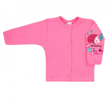Bluze fete - Bluza cu maneca lunga pentru fete Koala Jezyk 3212-R-86-cm, Roz