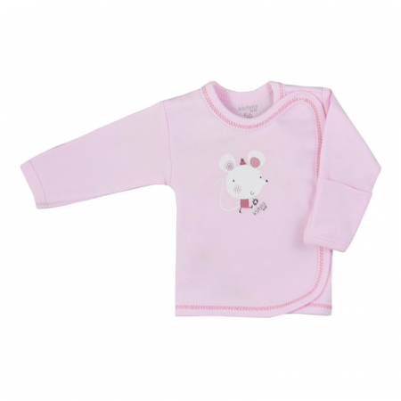 Bluze fete - Bluza cu maneca lunga pentru fete Koala Tasmania 08-633R-56-cm, Roz