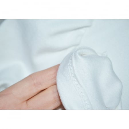 Bluza cu maneca lunga pentru fete New Collection 8455, Alb [4]