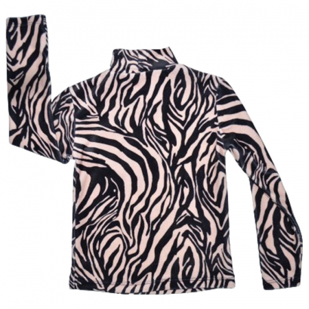 Bluze fete - Bluza din catifea cu maneca lunga pentru fete New Collection B81223, Roz