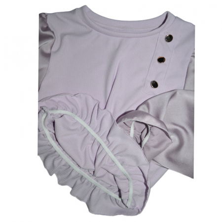 Bluza cu maneca lunga pentru fete New Collection 2327M, Mov [2]