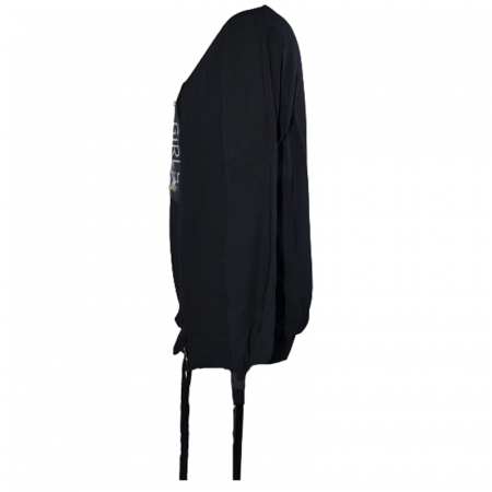 Bluza cu maneca lunga pentru fete OLC SVR 8792, Negru [3]