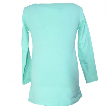 Bluza cu maneca lunga pentru fete OLC SVR 230323-5, Turcoaz [1]