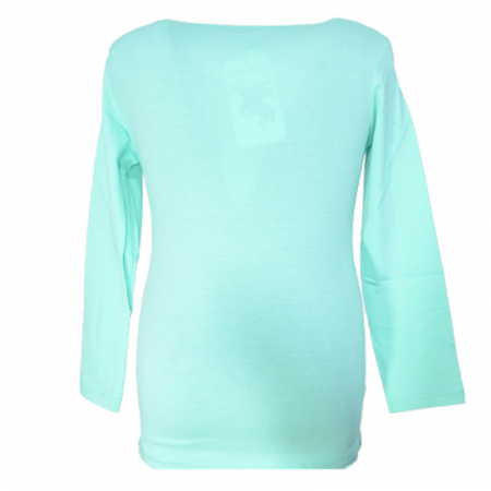 Bluza cu maneca lunga pentru fete OLC SVR 230323-9, Turcoaz [1]