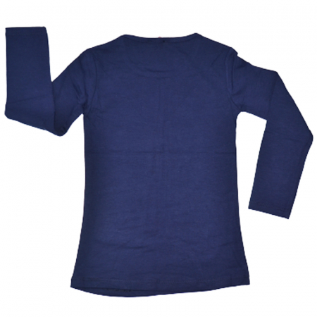 Bluza cu maneca lunga pentru fete OLC SVR 2817B, Bleumarin [1]