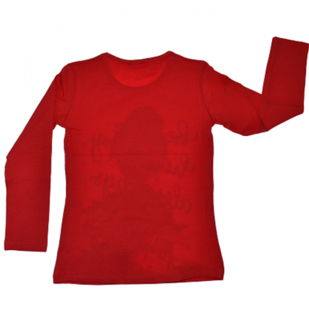 Bluza cu maneca lunga pentru fete OLC SVR 2817R, Rosu [1]
