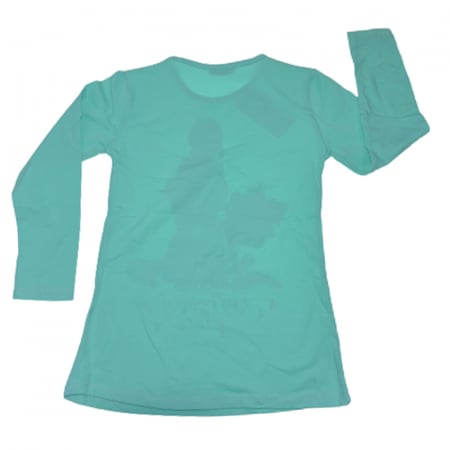 Bluza cu maneca lunga pentru fete OLC SVR 4017T, Turcoaz [1]
