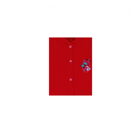 Bluza cu maneca lunga pentru fete Pifou BCP1R-62-cm, Rosu [1]