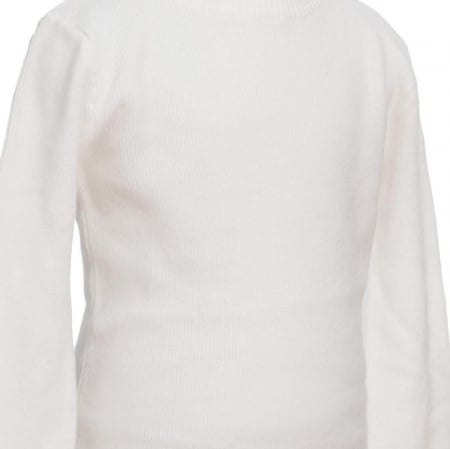 Bluza cu maneca lunga pentru fete Pink Baby QC170, Alb [2]