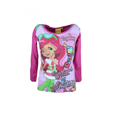 Bluze fete - Bluza cu maneca lunga pentru fete Setino Capsunica 960-772-116, Multicolor