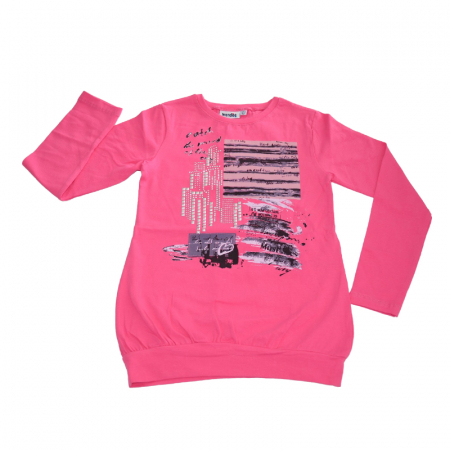 Bluze fete - Bluza cu maneca lunga pentru fete Wendee FS FS 39138-2-128, Alb