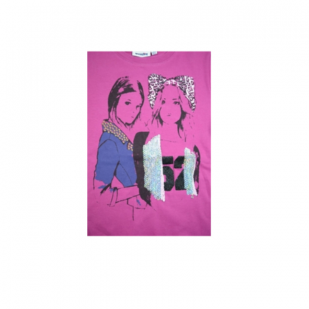Bluza cu maneca lunga pentru fete Wendee FS102294-2M-140, Mov [1]