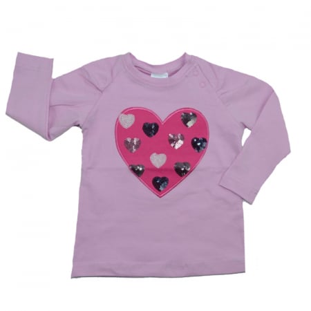 Bluze fete - Bluza cu maneca lunga pentru fete Wendee OK102997-0M-92, Roz