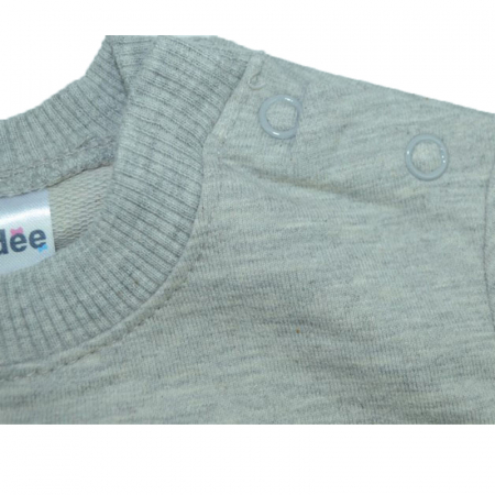 Bluza cu maneca lunga pentru fete Wendee OK11224-0G-80, Gri [1]