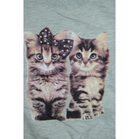 Bluza cu maneca lunga pentru fete Wendee OK11224-0G-80, Gri [2]