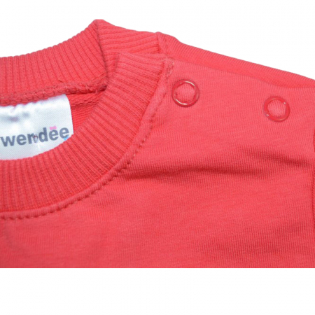 Bluza cu maneca lunga pentru fete Wendee OK11224-0RO-80, Rosu [1]
