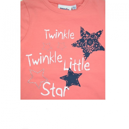 Bluza cu maneca lunga pentru fete Wendee OZ102302-1C-122, Coral [1]