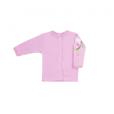 Bluze fete - Bluza cu maneca lunga pentru fete Zabaw Koala 3603-R-68-cm, Roz