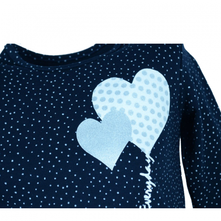 Bluza cu maneca lunga pentru fete Chrisma CRSM12B-98, Bleumarin [2]