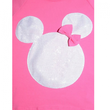 Bluza cu maneca lunga pentru fete Chrisma CRSM6-104, Roz [2]