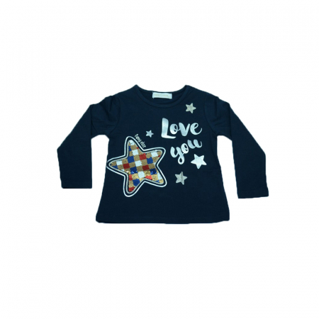 Bluze fete - Bluza cu maneca lunga pentru fete Happy House FOFO-068-98, Multicolor