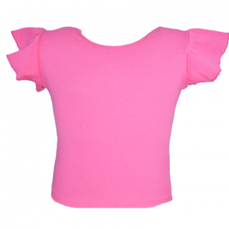 Tricouri fete - Tricou cu maneca scurta pentru fete Lucky Girl 5999R-116, Roz