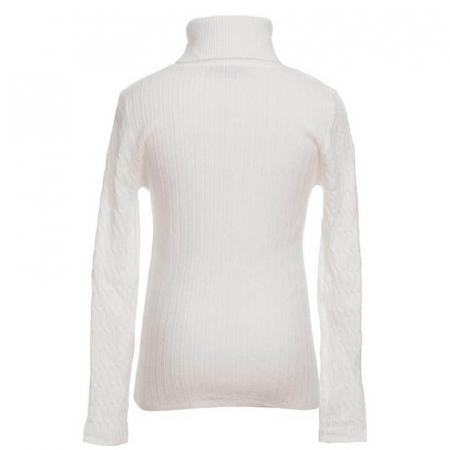 Pulover cu maneca lunga si guler inalt pentru baieti Urchin QC054, Alb [1]
