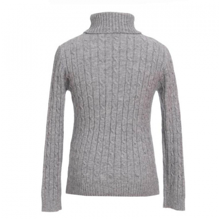 Pulover cu maneca lunga si guler inalt pentru baieti Urchin QC3111-G, Gri [1]
