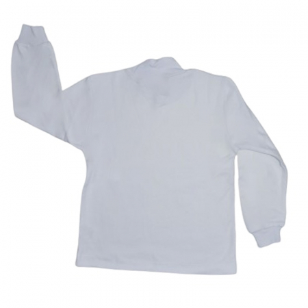 Bluza cu maneca lunga tip maleta pentru copii Seygi SVG1411A, Alb [1]