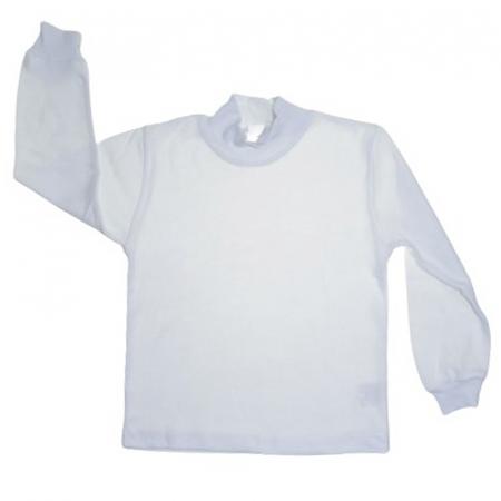 Bluza cu maneca lunga tip maleta pentru copii Seygi SVG1411A, Alb [0]