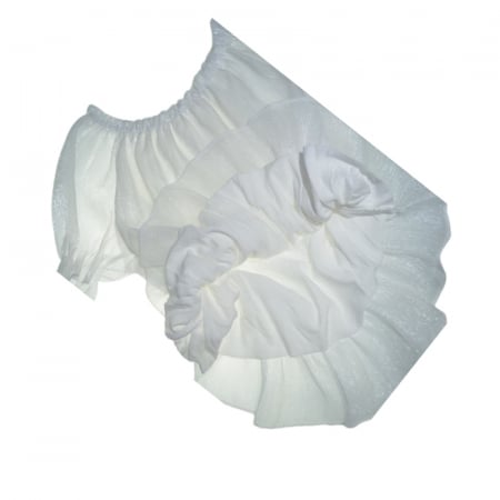 Bluza eleganta cu maneca scurta pentru fete, Mini Junior, BL7957, Alb [4]