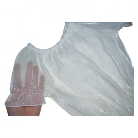 Bluza eleganta cu maneca scurta pentru fete, Mini Junior, BL7957, Alb [3]