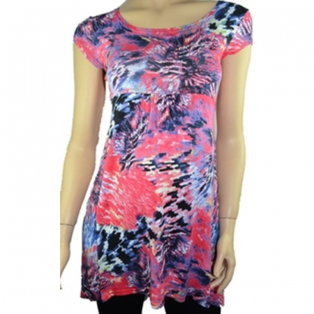 Bluza cu maneca scurta pentru gravide Mini Junior BDDE12RO, Multicolor [3]