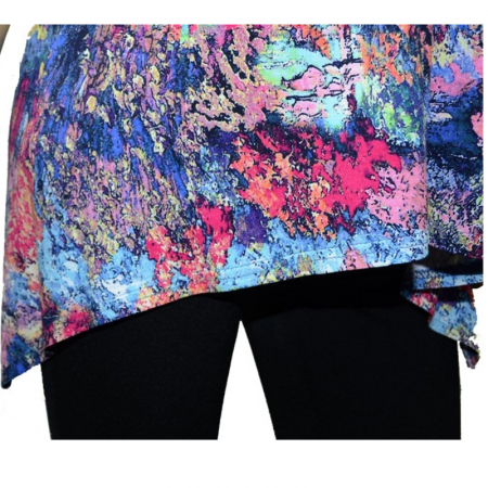 Bluza cu maneca scurta pentru gravide Mini Junior BDDE13B, Multicolor [4]