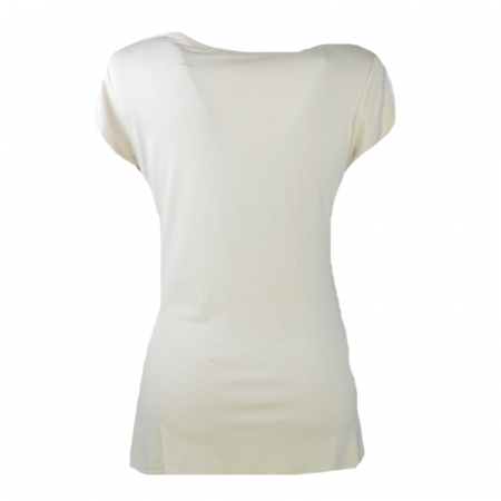 Bluza cu maneca scurta pentru gravide Mini Junior BDDE7C, Crem [1]
