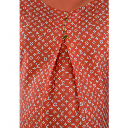 Bluza cu maneca scurta pentru gravide New Star NWS20P, Portocaliu [2]