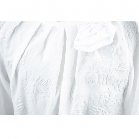 Bluza eleganta cu maneca lunga pentru fete Alessia ALS7-140, Alb [2]