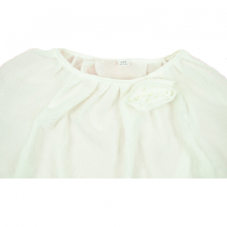 Bluza eleganta cu maneca lunga pentru fete Alessia ALS7C-128, Crem [2]