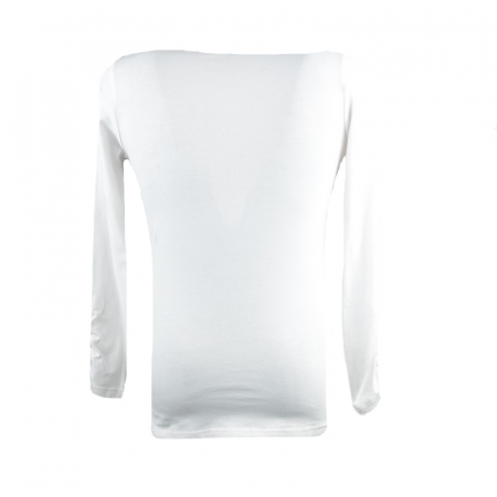 Bluza eleganta cu maneca lunga pentru fete Atut 6151-128, Alb [1]
