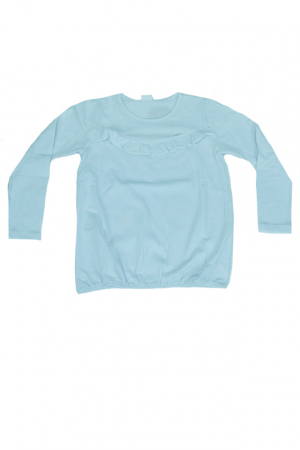 Bluze fete - Bluza eleganta cu maneca lunga pentru fete Atut 7386-116, Alb