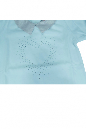 Bluza eleganta cu maneca lunga pentru fete Atut 8019-116, Alb [1]