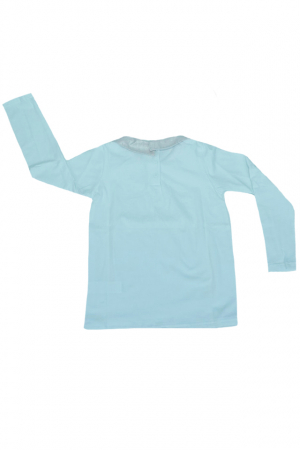 Bluza eleganta cu maneca lunga pentru fete Atut 8019-116, Alb [2]