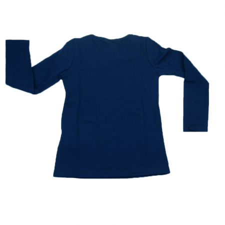 Bluza eleganta cu maneca lunga pentru fete Atut 8604-116, Bleumarin [3]